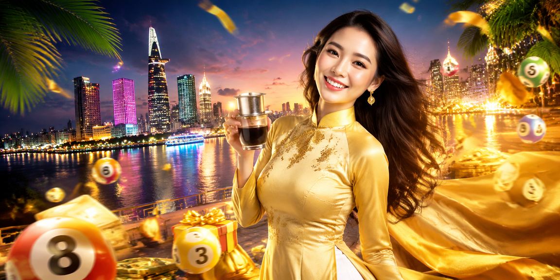 Phụ nữ áo dài tại TP.HCM tham gia xổ số và giải trí trực tuyến